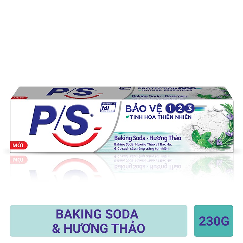 Kem Đánh Răng P/S Baking Soda Hương Thảo 230G