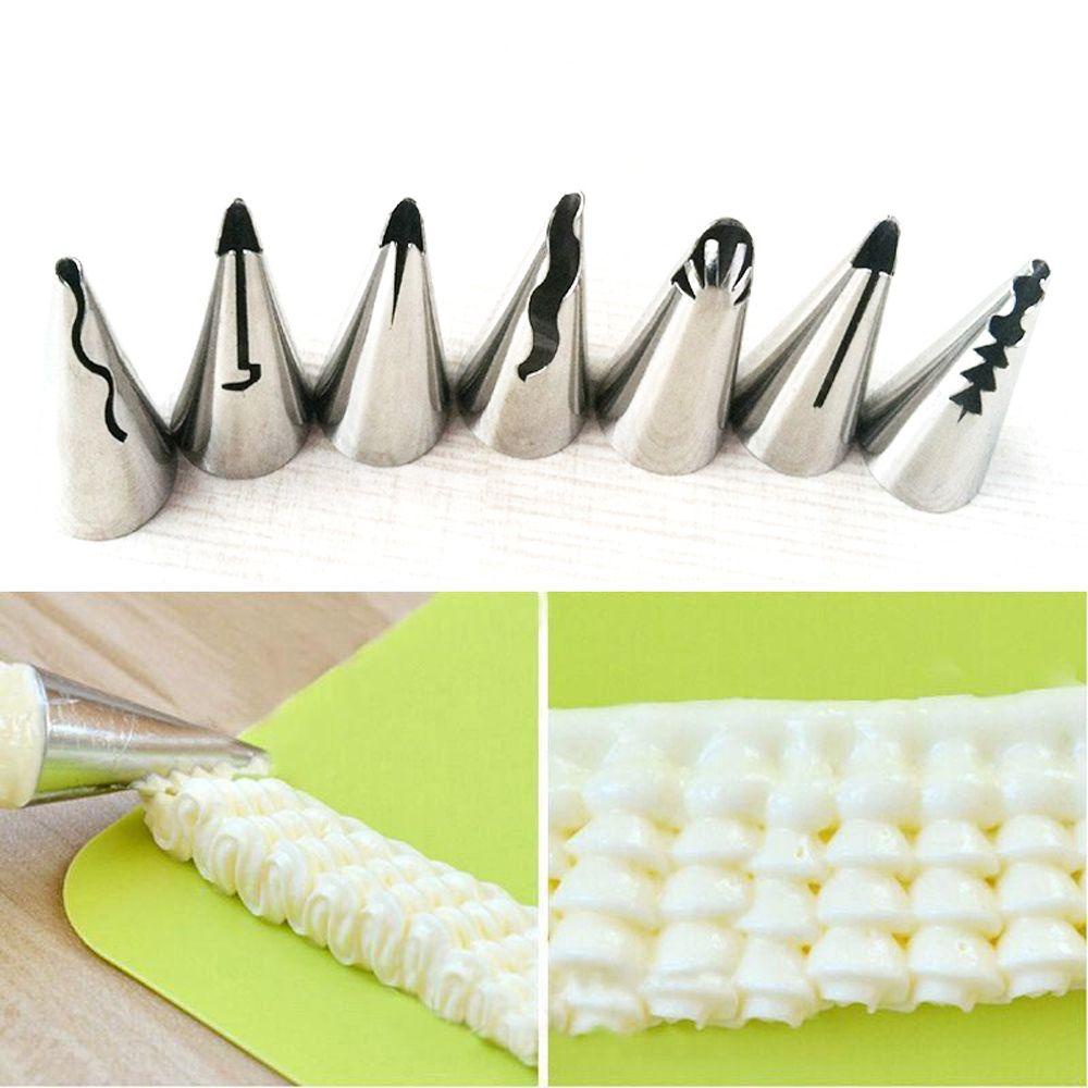 Set 7 Đuôi Bắt Bông Kem Trang Trí Bánh