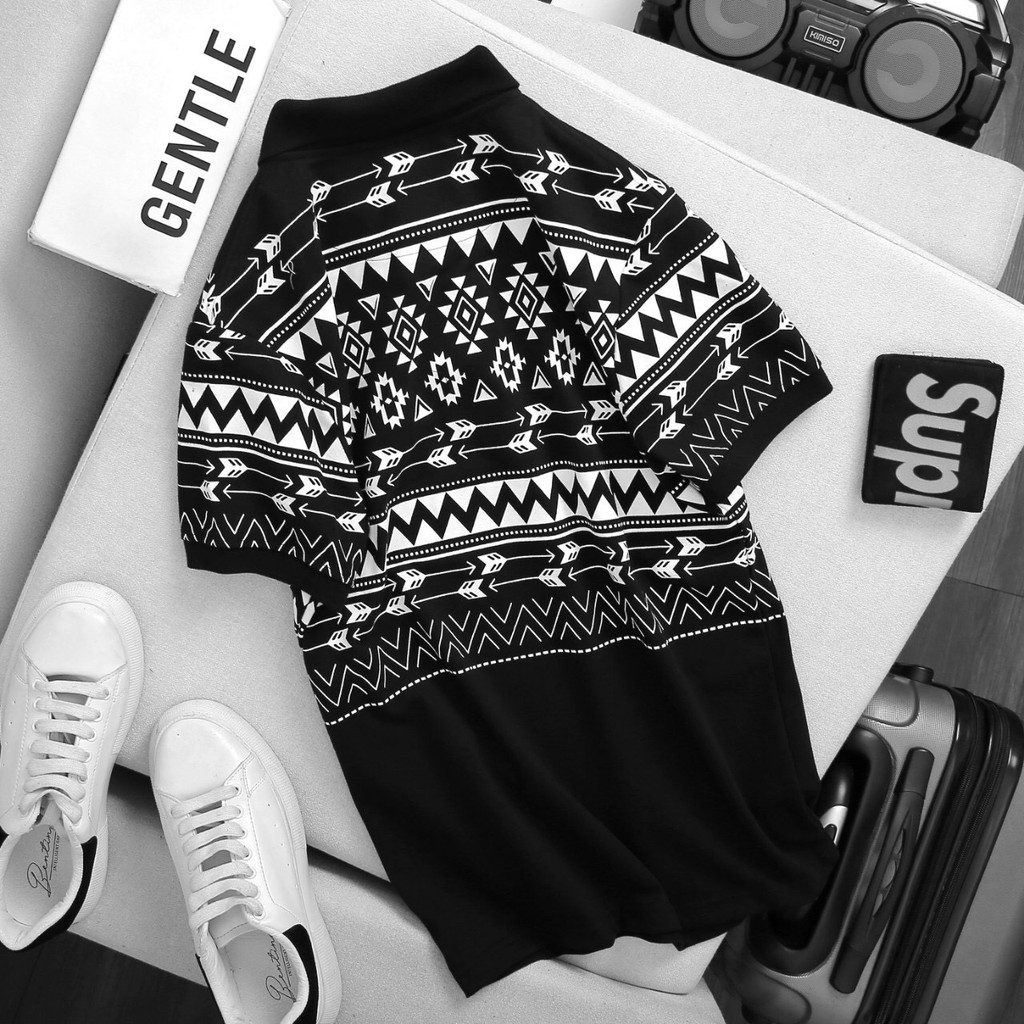 Áo polo nam họa tiết trung niên GAP001 3M, cotton cao cấp, chuẩn chính hãng - Áo thun nam big size 100Kg 3XL 4XL | BigBuy360 - bigbuy360.vn