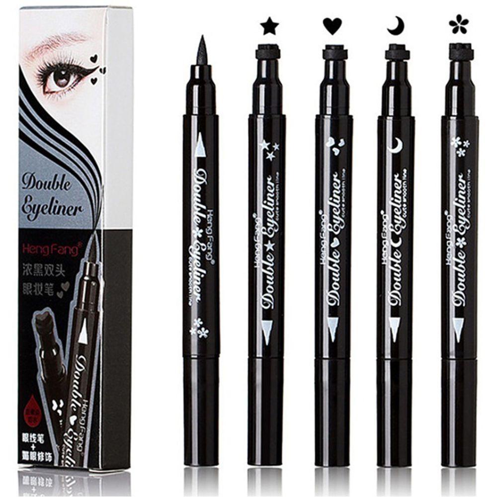 OKDEALS Bút Kẻ Mắt Dạng Lỏng Hai Đầu Chống Thấm Nước Lâu Trôi Trang Điểm Chuyên
