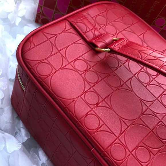 [100% AUTH, full bill] Elizabeth Arden Túi trang điểm đỏ khóa vàng | BigBuy360 - bigbuy360.vn