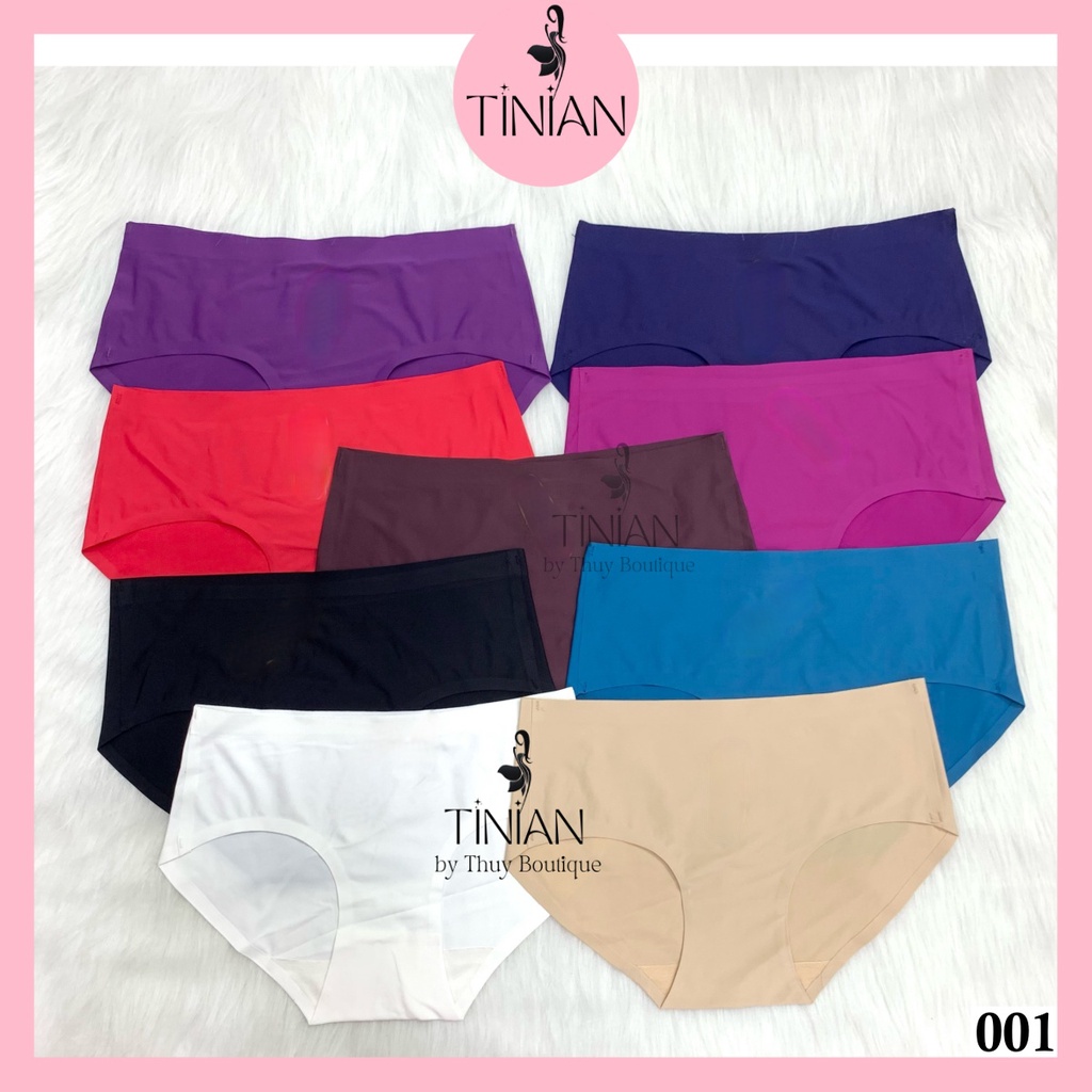 Quần lót nữ TINIAN su đúc thun lạnh không đường may cao cấp kháng khuẩn 001 5032