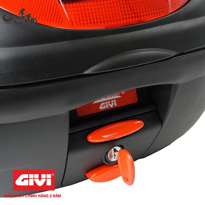 Thùng Sau 35 Lít Mã E350N Hàng Chính Hãng GIVI Bảo Hành 2 Năm