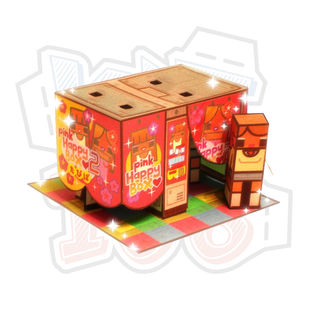 Mô hình giấy đồ chơi Happy Fun Box