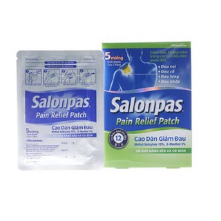 Miếng dán SALONPAS co giãn Hộp 3 miếng/ 5 miếng