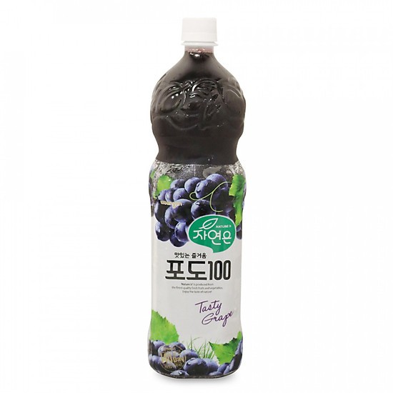 NƯỚC ÉP NHO WOONGJIN - 1,5 Lít - Hàn Quốc