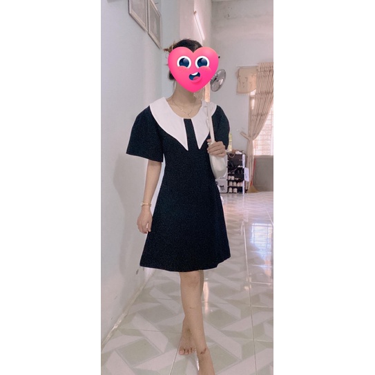 Váy tiểu thư cổ piter