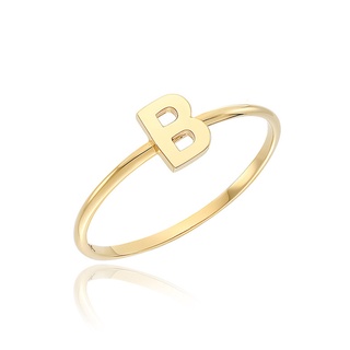 Nhẫn bạc custom chữ cái cao cấp Gix Jewel
