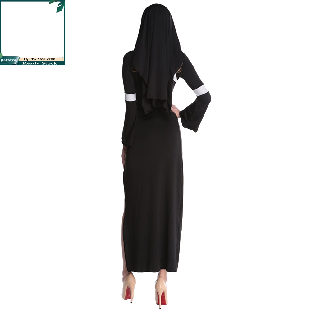 Đầm tay dài xẻ tà hóa trang Halloween gợi cảm cho nữ | BigBuy360 - bigbuy360.vn