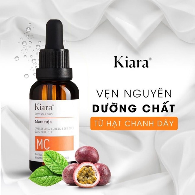 Kiara maracuja oil - dầu chanh leo kiara da dầu mụn viêm, se đầu mụn, giảm tiết dầu