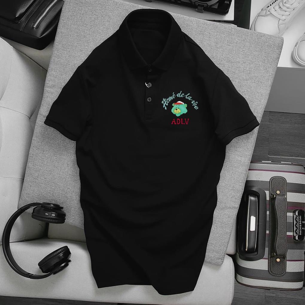 Áo Polo ADLV, chất Thun Cá Sấu Poly Thái Full Size Nam Nữ, Áo có cổ trắng đen, cổ trụ Unisex KKim Shop