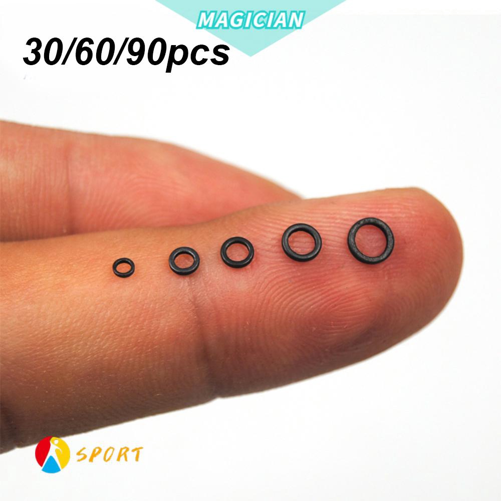Set 30/60/90 Vòng Tròn Phụ Kiện Câu Cá 2mm 3.2mm 3.7mm 4.4mm 5.3mm