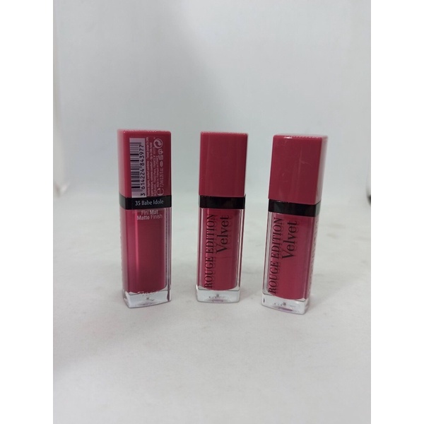 Son Bourjois velvet 35 Hồng sen ánh tím BJ