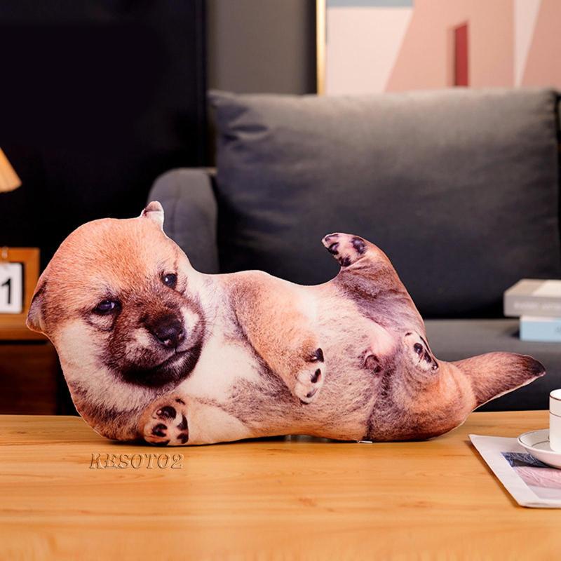 Bộ 2 Thú Nhồi Bông Hình Chú Chó Đáng Yêu Trang Trí Nhà Cửa