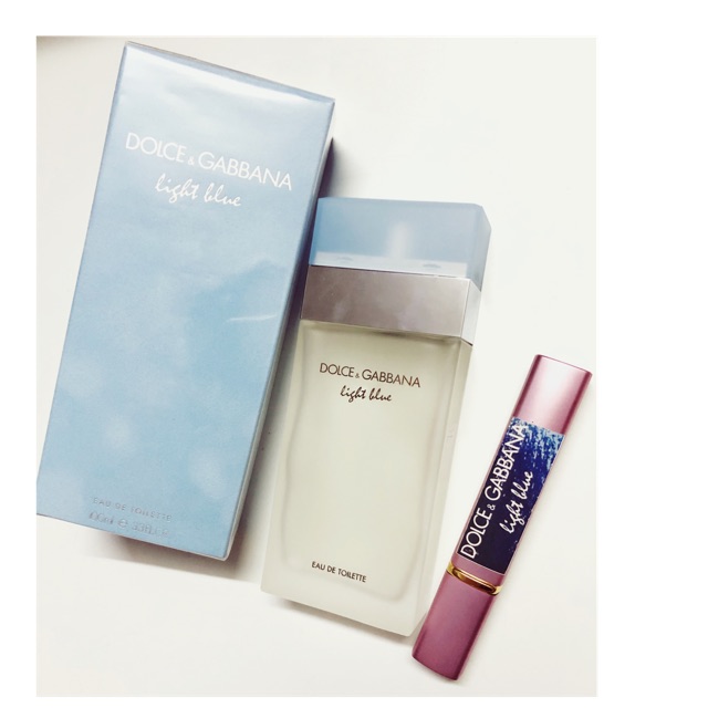 Mẫu thử nước hoa dolce gabbana lightblue 10ml dạng xịt