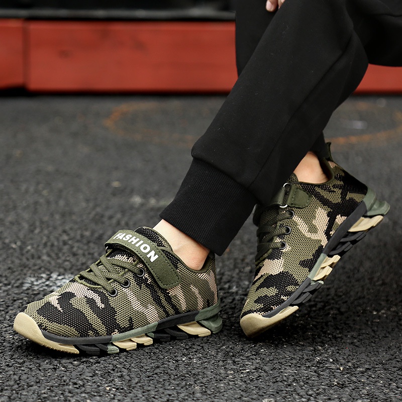 Giày Thể Thao Họa Tiết Rằn Ri Thời Trang Mùa Hè Cho Bé