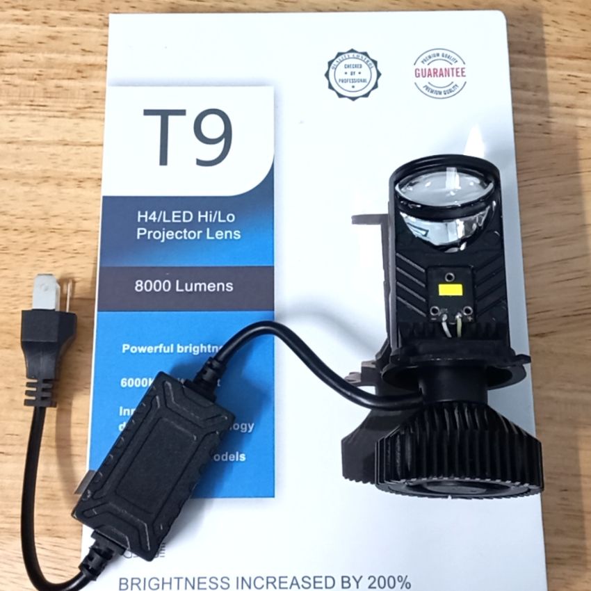 Đèn Pha LED T9 Cắt Sáng Gom Sáng Dùng Cho Ô Tô Và Xe Máy