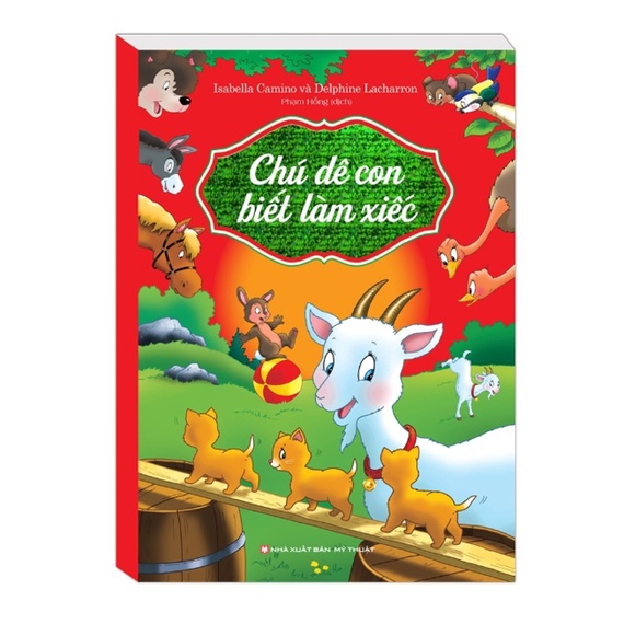 Sách - Combo Chú dê con biết làm xiếc + Chú thỏ bay lên trời + Con sói ăn củ cà rốt