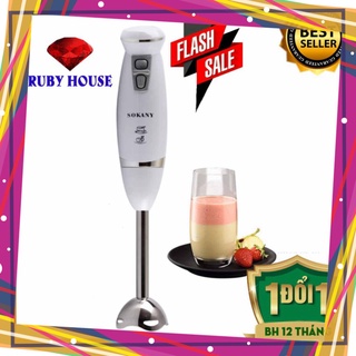 Máy xay đa năng Sokany HB250A CHÍNH HÃNG loại bé, Máy xay cầm tay cao cấp 2020-Ruby House