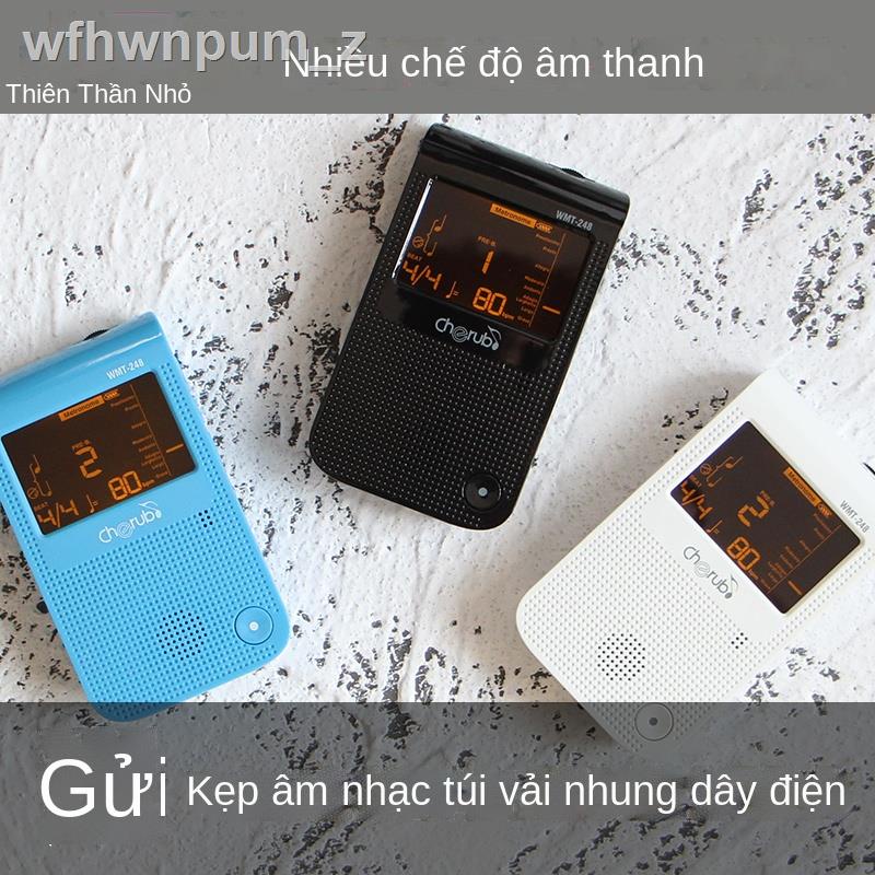 (Date mới)Thiên thần nhỏ sạc máy đếm nhịp WMT-248 đàn piano trống guitar vocal number beat tuner