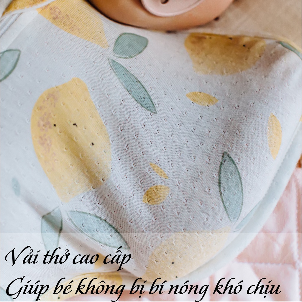 Ủ kén ngủ cho bé cao cấp OME Hàng chính hãng - Sử dụng chất liệu vải co giãn đa chiều