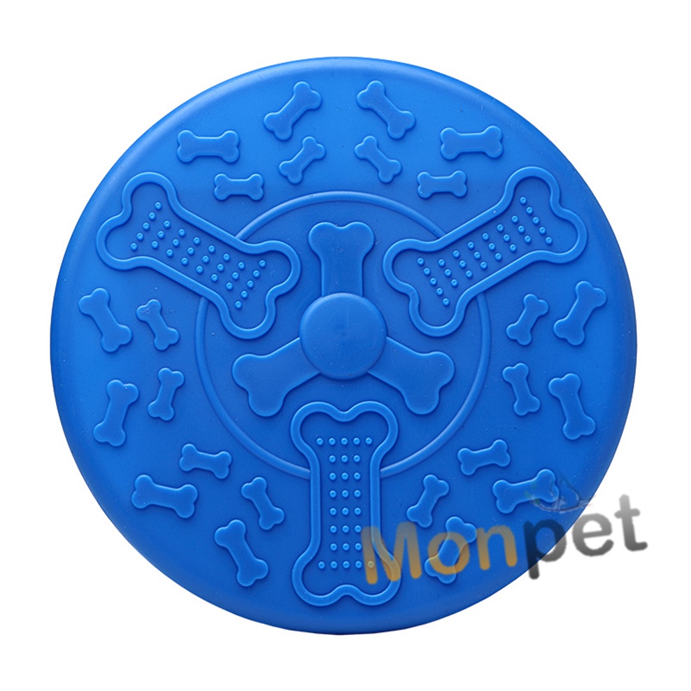 Đồ chơi đĩa bay mềm, dẻo huấn luyện chuyên dụng cho chó Frisbee loại tốt hình xương