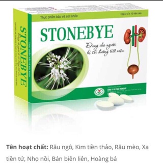 Viên uống hỗ trợ điều trị sỏi thận, sỏi tiết niệu Stonebye