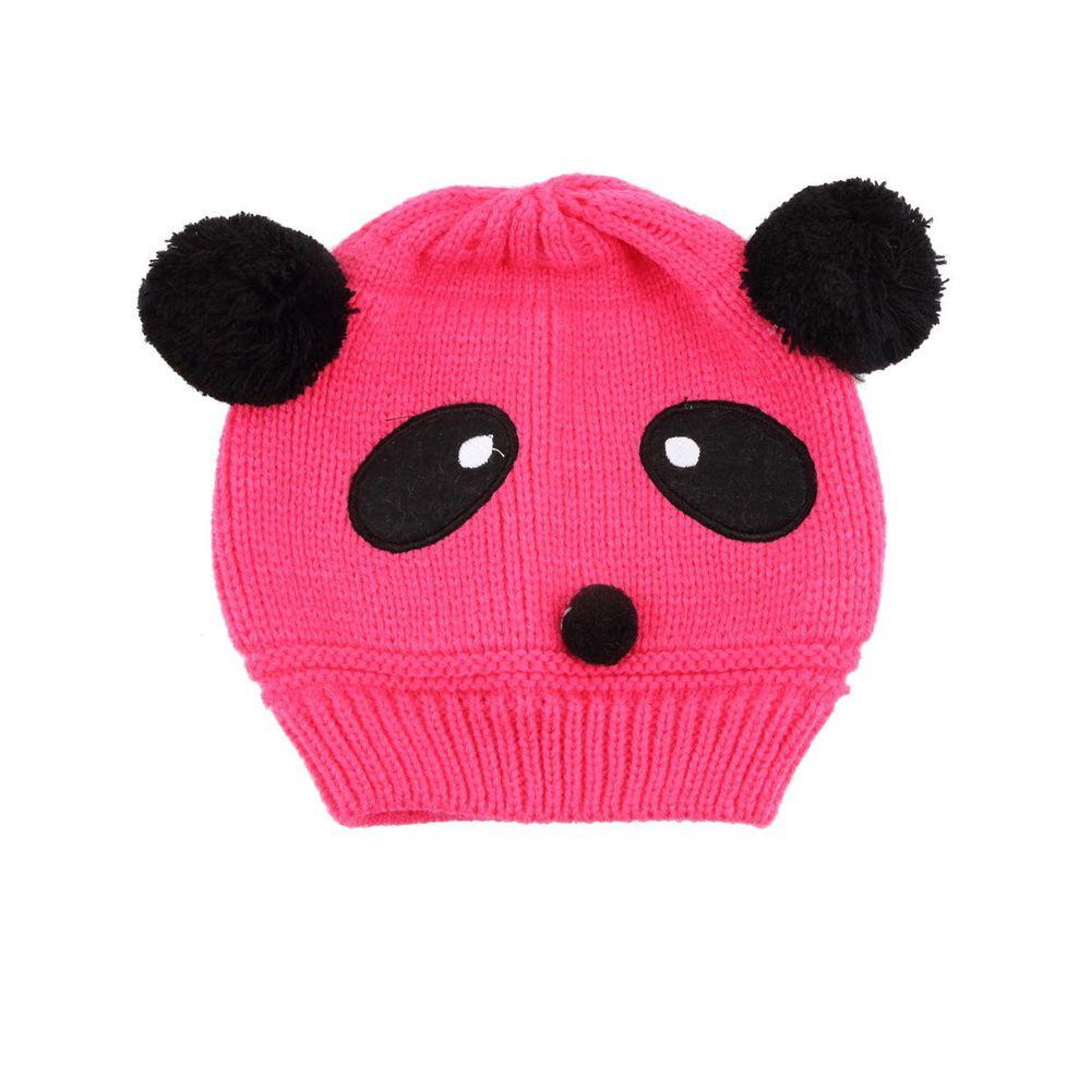 Mũ Len Hình Gấu Trúc Thời Trang Cho Bé