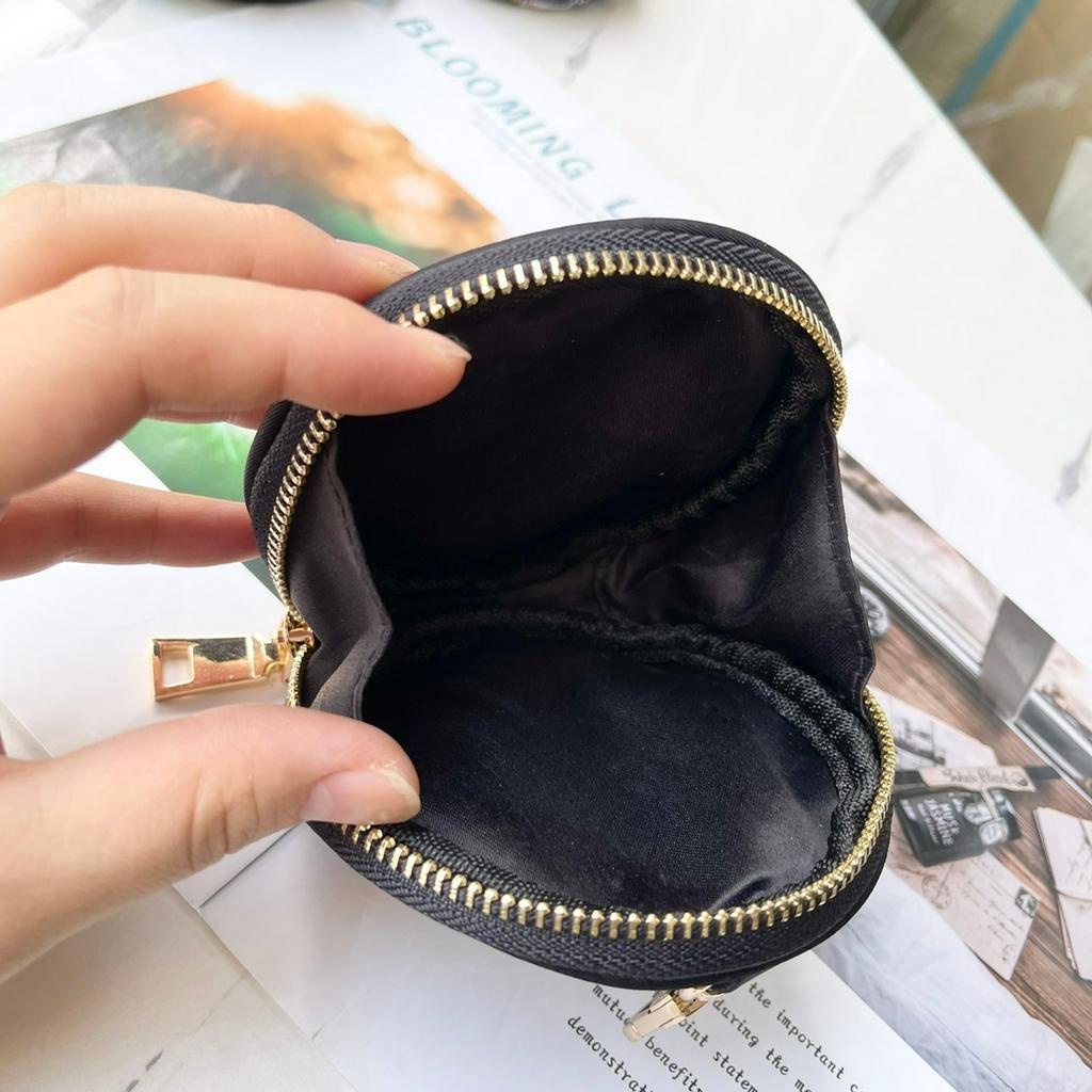 Ví Đựng Chìa Khóa Dạng Tròn mini Có Khóa Kéo Phiên Bản Hàn Quốc Bán Chạy