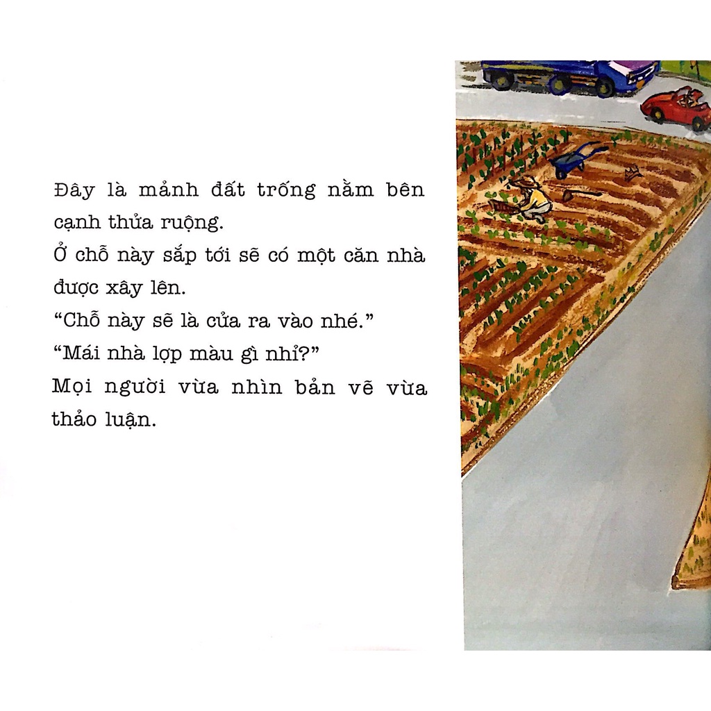 Sách Ehon - Thực Phẩm Tâm Hồn Cho Bé - Cùng Xây Nhà Nào! (Tái Bản)