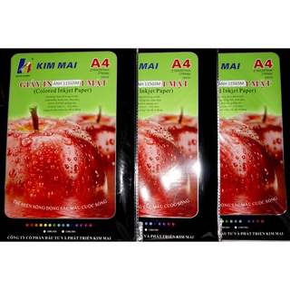 Giấy in ảnh 1 mặt Kim Mai ĐL 135