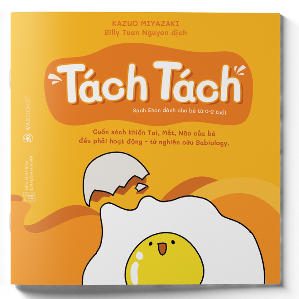 Sách ehon cho bé - Thật Bất Ngờ - Tách Tách - Ehon nhật bản cho bé 0 2 tuổi wabooks