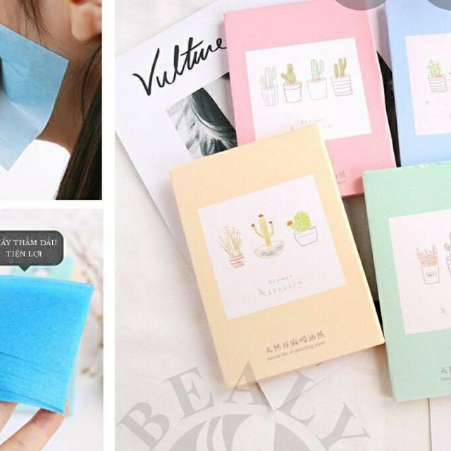 Giấy thấm dầu 50 miếng | BigBuy360 - bigbuy360.vn