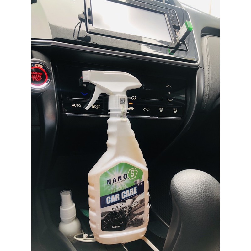 Xịt Chăm sóc, vệ sinh nội thất xe ô tô Nano S* Interior Car Care - Hương thơm nước hoa 500ml