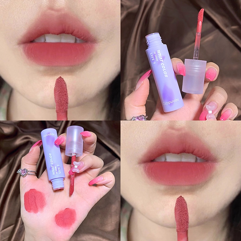Son kem lì CAPPUVINI kết cấu nhung mịn không thấm nước 3.2g