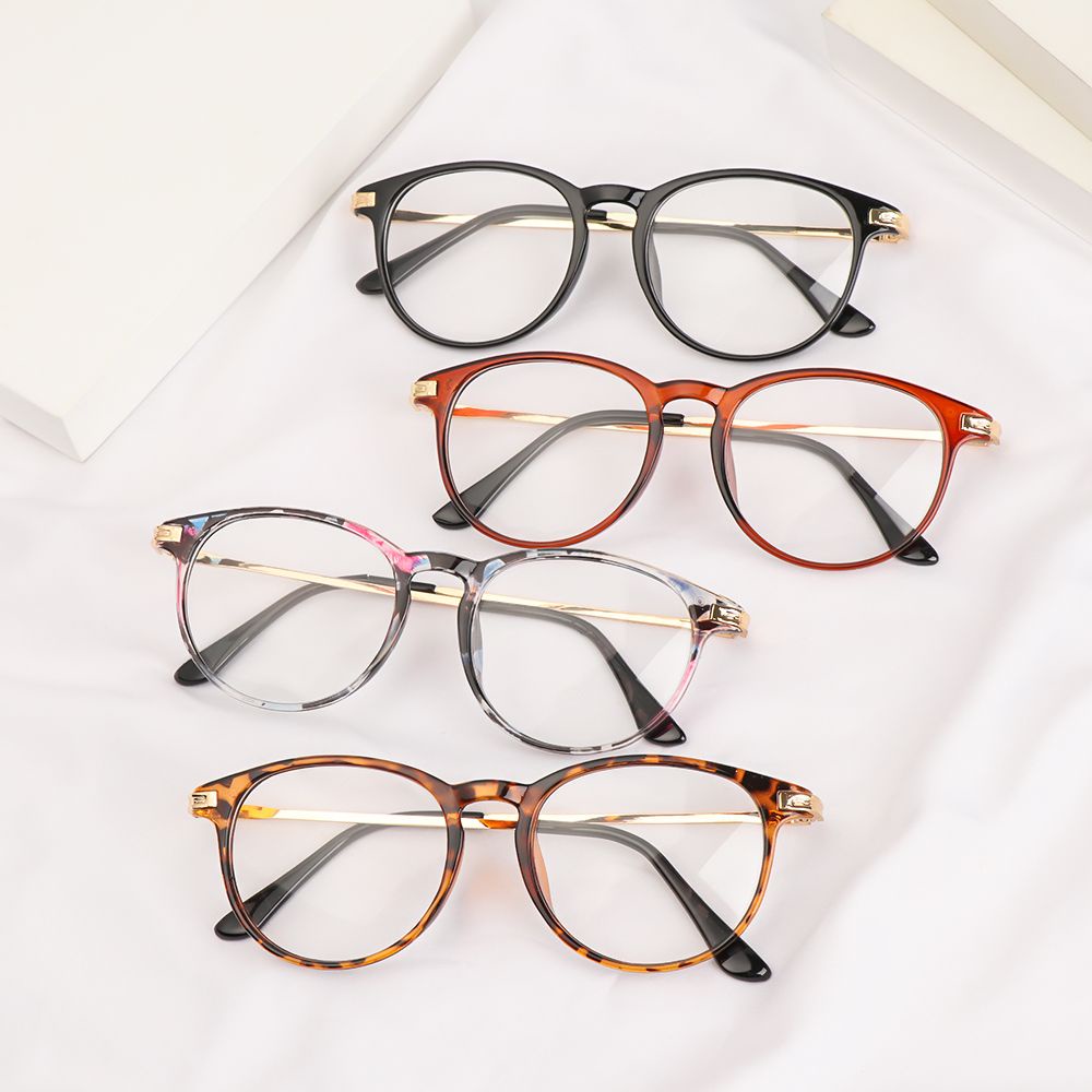 Mắt Kính Gọng Tròn Kim Loại Siêu Nhẹ Phong Cách Vintage Thời Trang Cho Nam Và Nữ