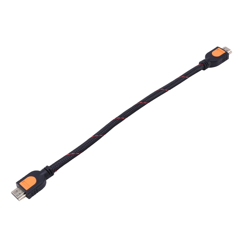 Cáp HDMI ngắn 1 chân cho HD TV 3D 1080p 1.4 bện vàng