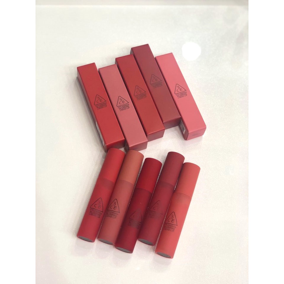 Son Kem lì 3CE Blurring Liquid Liptint