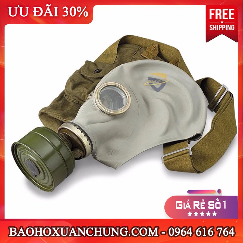 Bộ mặt nạ phòng độc Liên Xô 2Y không vòi, mặt nạ chống hóa chất