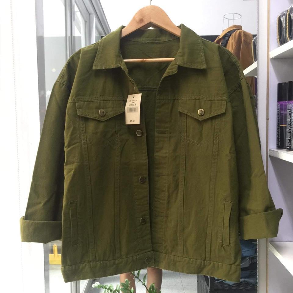 Cao Cấp Áo Khoác Kaki Nam Nữ Đa Năng Nhiều Màu Unisex KK011- Khoác JEAN