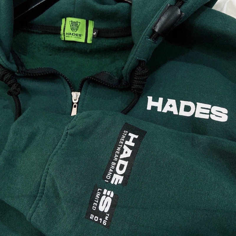 ÁO KHOÁC NỈ NGOẠI XANH LÁ HADES