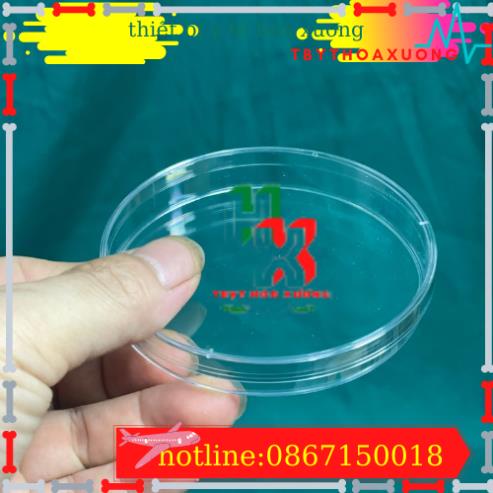 Thùng 500 Đĩa Petri Nhựa 90x15mm (10 cái/gói)