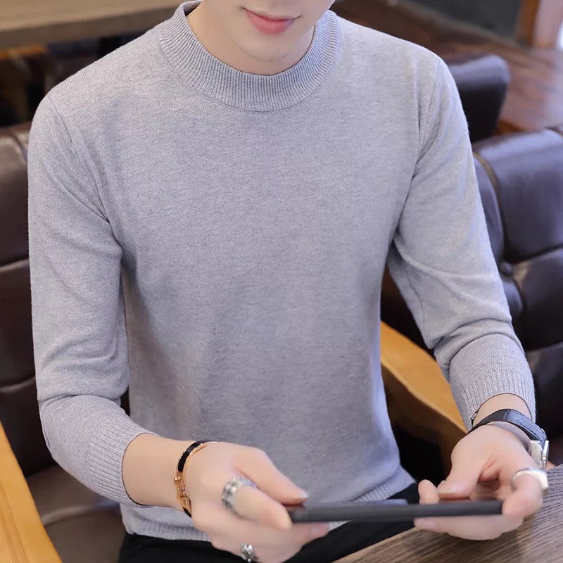 Áo Len Nam Cổ Tròn Thời Trang, Form Hàn Quốc | BigBuy360 - bigbuy360.vn