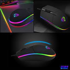 Chuột Gaming DIVIPARD G102 Led RGB DPI 2400- Phù Hợp Cho Game Thủ và Văn Phòng