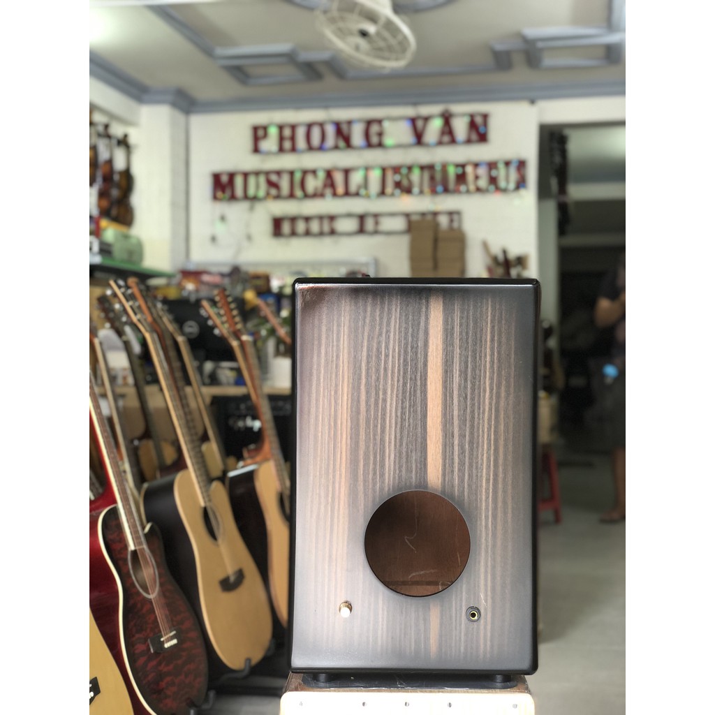 Trống cajon gỗ cẩm có EQ trống vỗ tay cao cấp