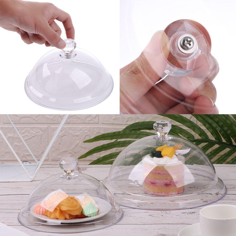 WONDER Đĩa Tròn Đựng Bánh Mì / Tráng Miệng Bằng Acrylic Sáng Tạo Trang Trí Nhà Bếp