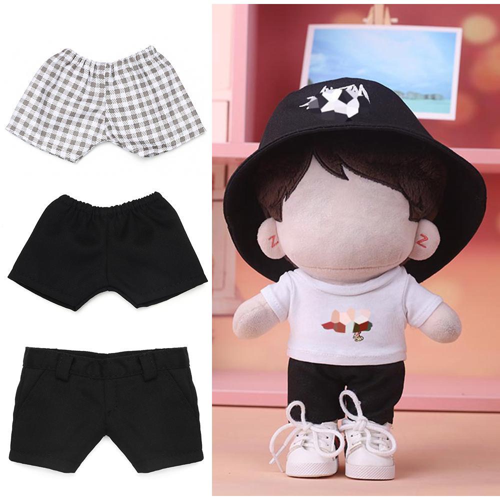Quần Short Jean Màu Trơn Dễ Thương 20CM Cho Búp Bê