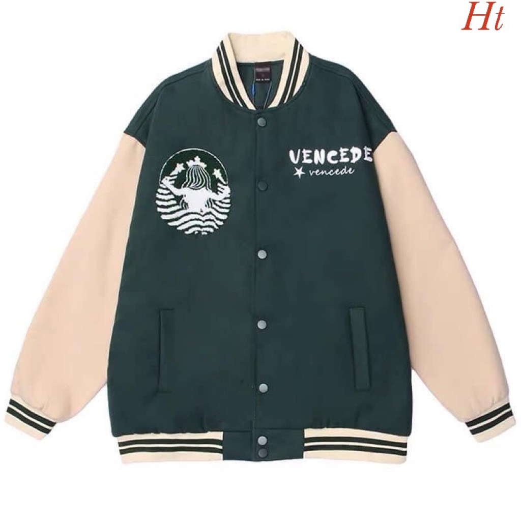 Áo KHOÁC Bomber nỉ VEN.CE cô gái SIÊU HÓT