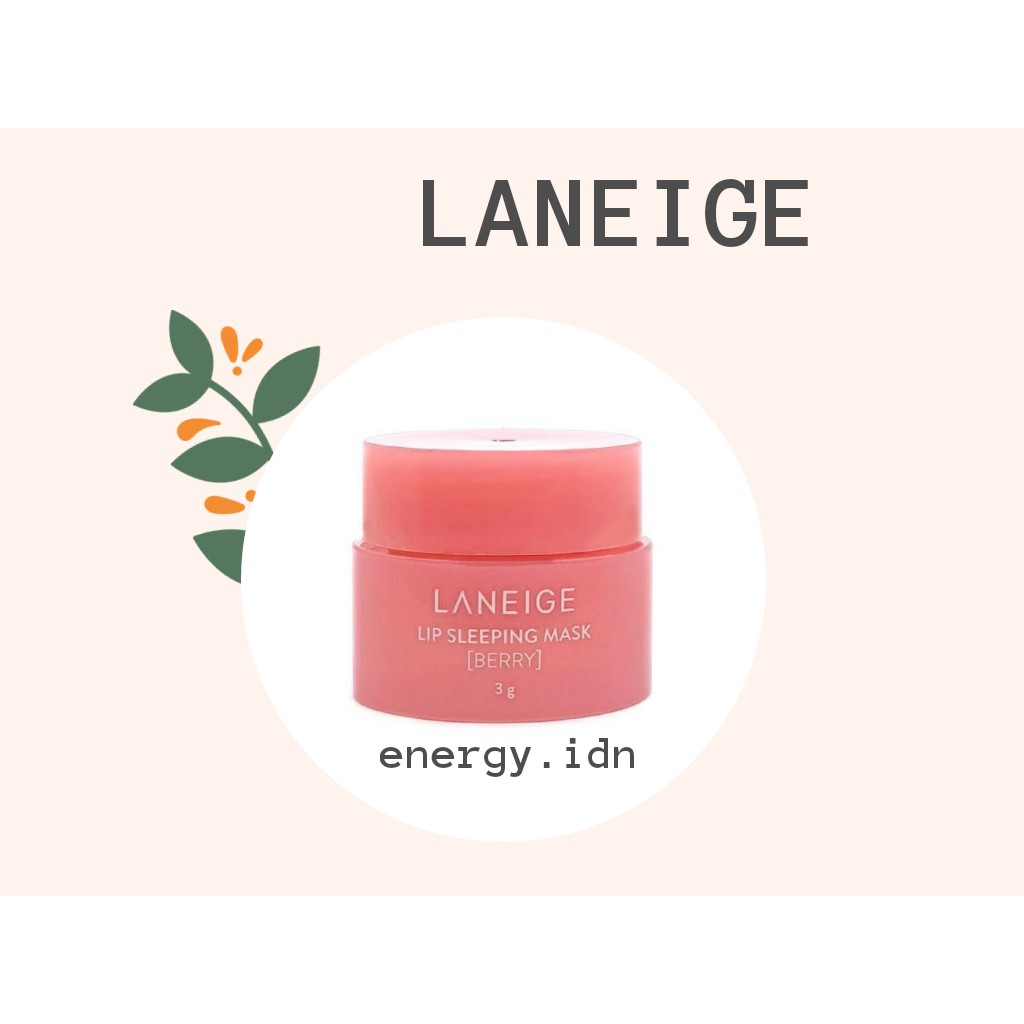(hàng Mới Về) Mặt Nạ Ngủ Cho Môi Laneige 3gr Tiện Dụng Khi Đi Du Lịch