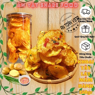 Khoai Tây Lát Chiên Mắm Hành (Tỏi Ớt) Hủ PET Sharefood 150Gr